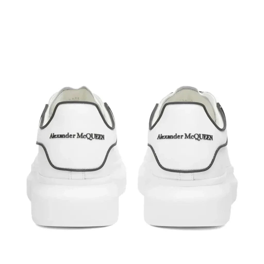 Alexander McQueen Heel Tab 'White & Black'