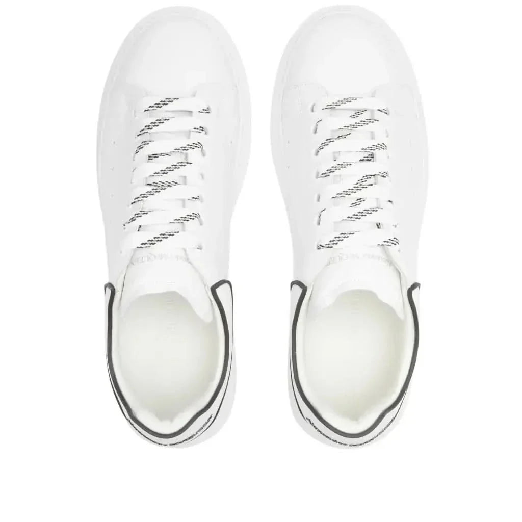 Alexander McQueen Heel Tab 'White & Black'