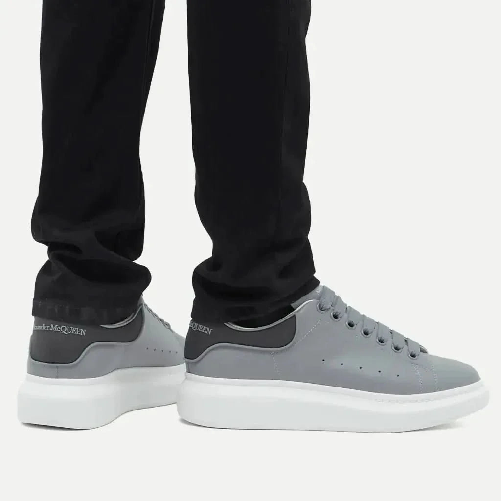 Alexander McQueen Heel Tab 'Gun Grey'