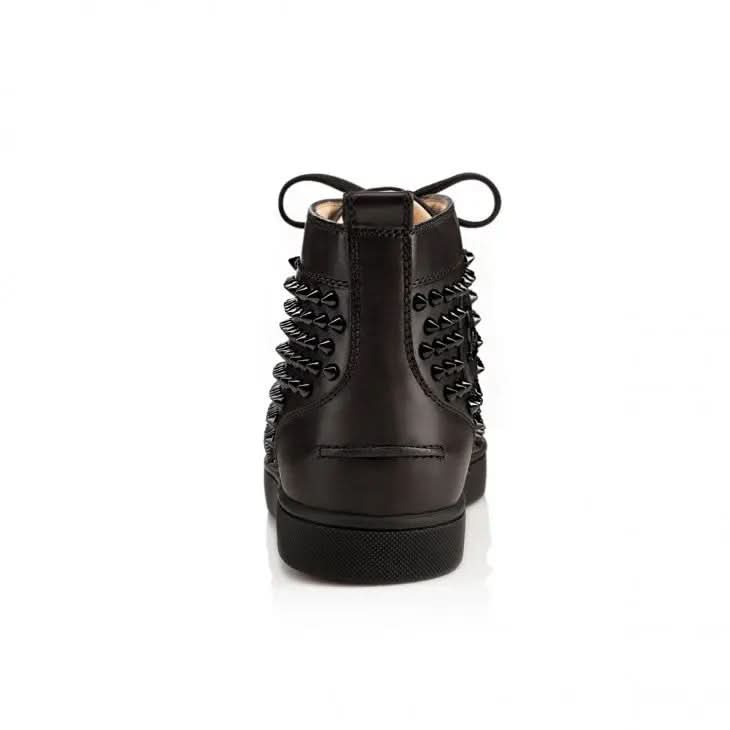 Louboutin Louis Spikes "Calf leather and spikes - Black"