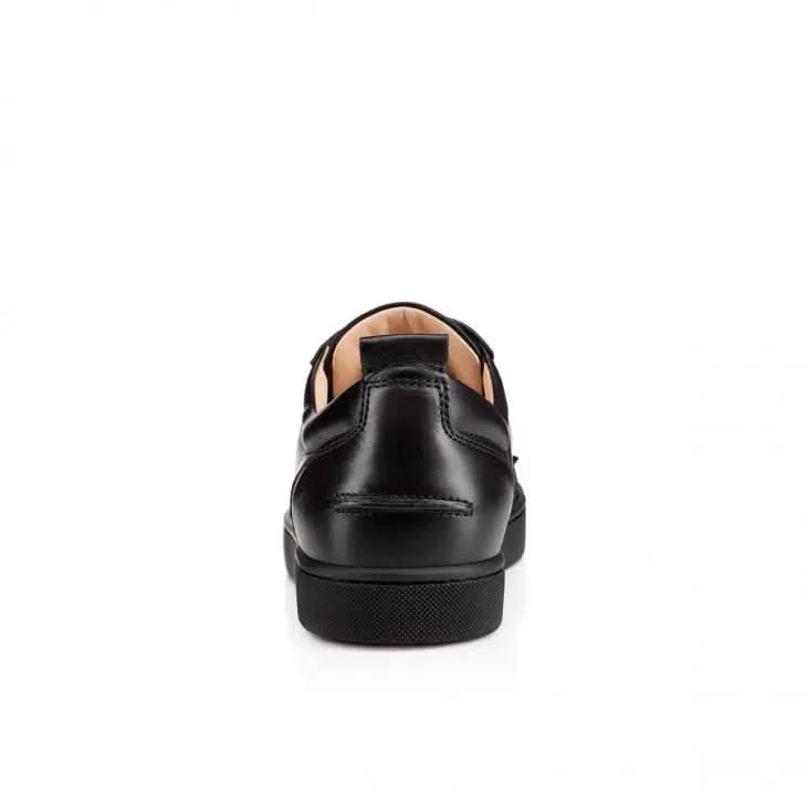 Louboutin Louis Junior Spikes "Calf leather and spikes - Black"