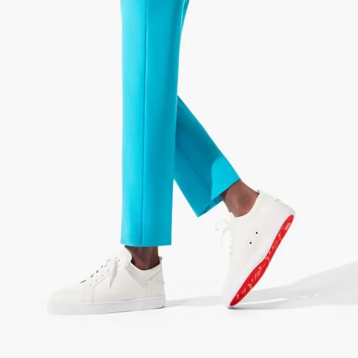Louboutin Rantulow "Grained alf leather - Latte"