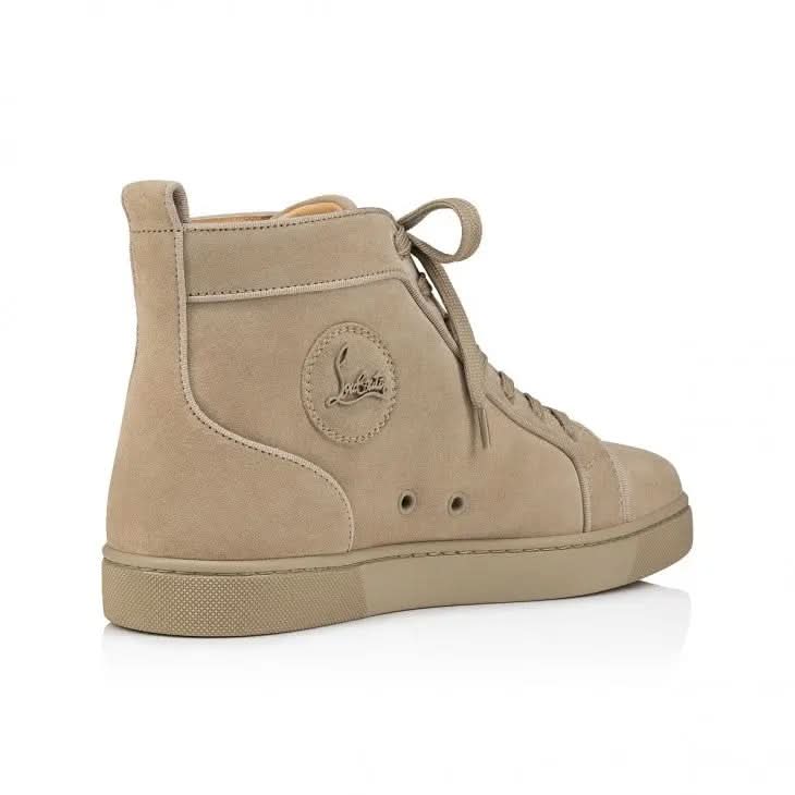 Louboutin Louis Junior "Veau velours - Saharienne"