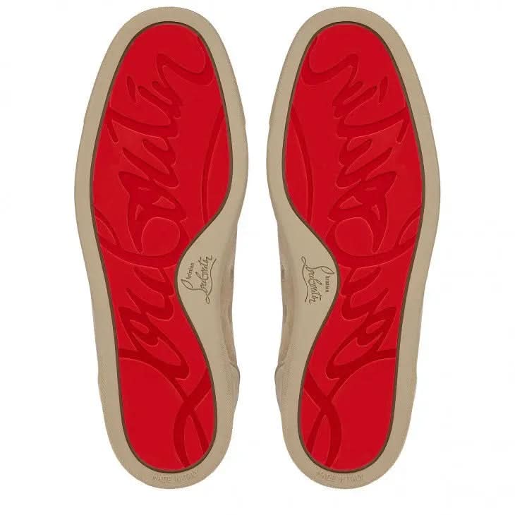 Louboutin Louis Junior "Veau velours - Saharienne"