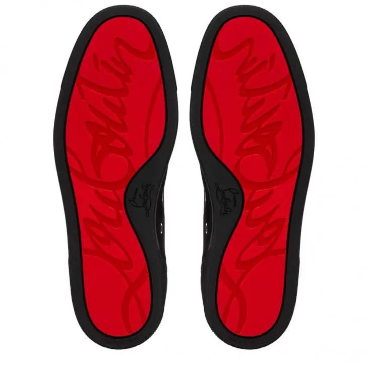 Louboutin Louis Junior "Veau velours - Black"
