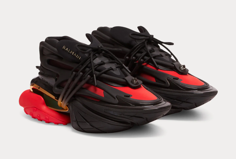 Balmain Unicorn black and red