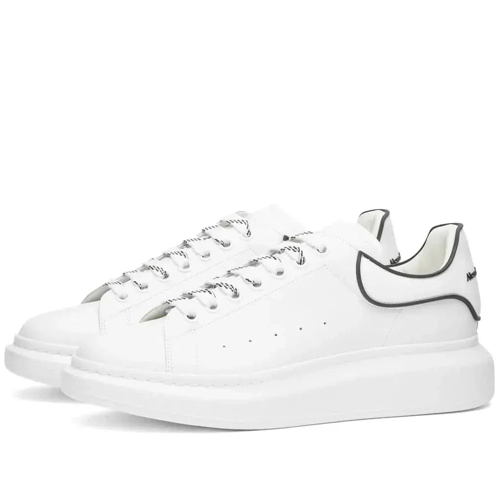 Alexander McQueen Heel Tab 'White & Black'