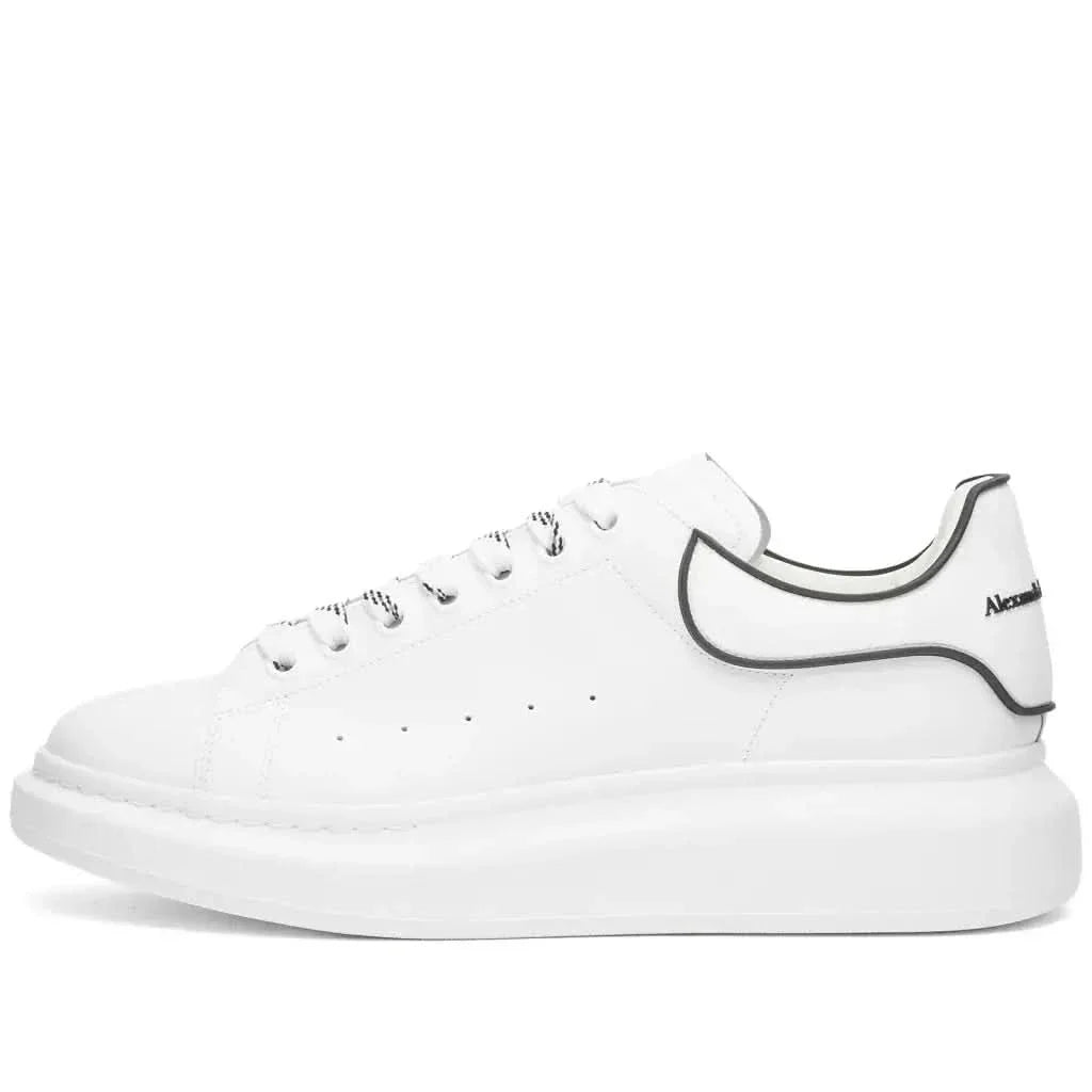 Alexander McQueen Heel Tab 'White & Black'