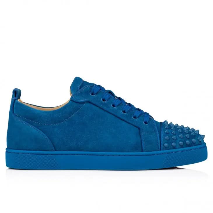 Louboutin Louis Junior Spikes "Veau velours and spikes - Ludwig"