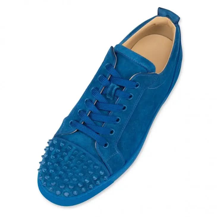 Louboutin Louis Junior Spikes "Veau velours and spikes - Ludwig"