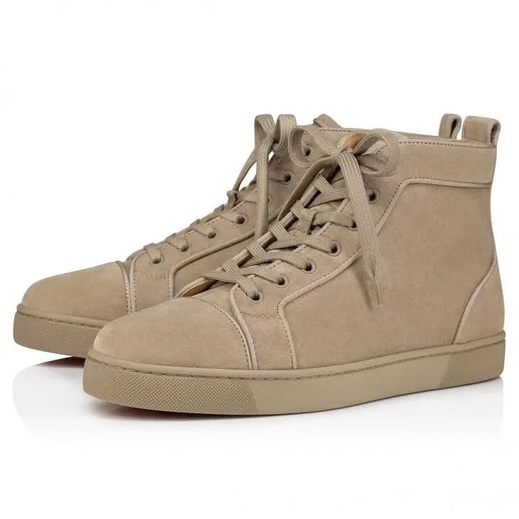 Louboutin Louis Junior "Veau velours - Saharienne"