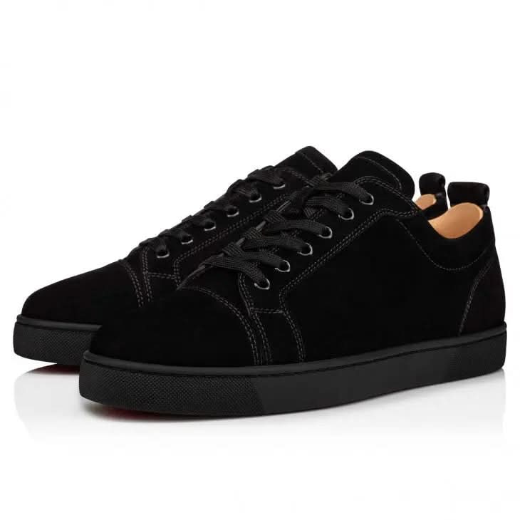Louboutin Louis Junior "Veau velours - Black"