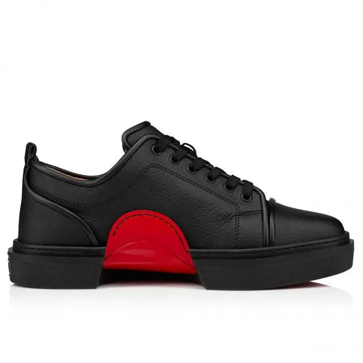 Louboutin Adolon Junior "Recycled polyester and bio-based materials - Black"