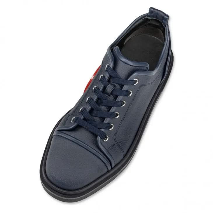 Louboutin Adolon Junior "Recycled polyester and bio-based materials - Navy"