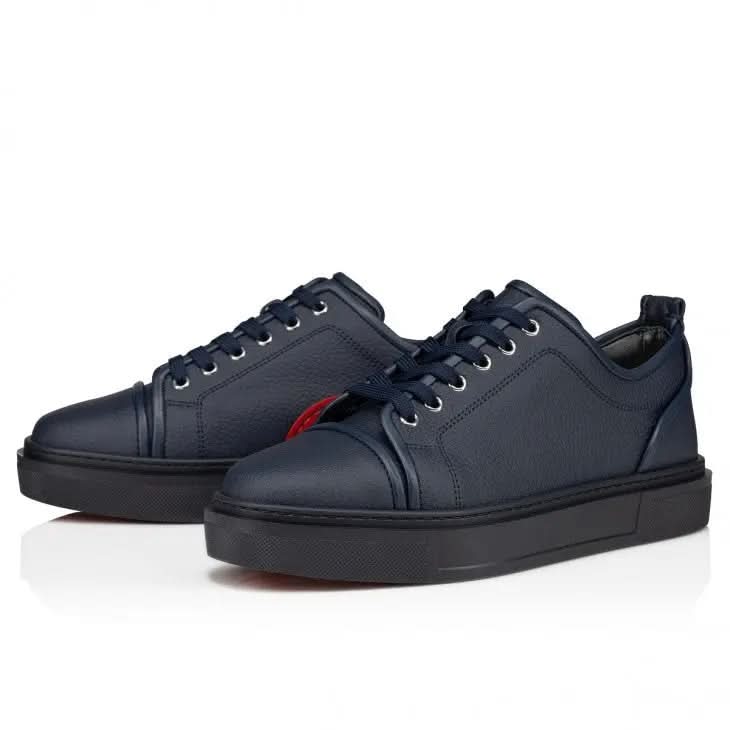 Louboutin Adolon Junior "Recycled polyester and bio-based materials - Navy"