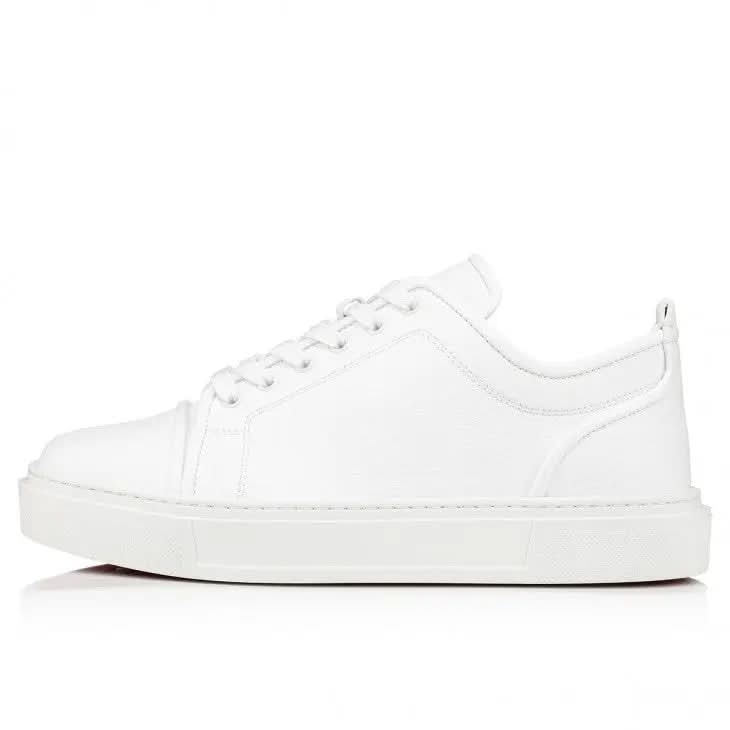 Louboutin Adolon Junior "Recycled polyester and bio-based materials - White"