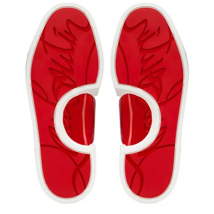 Louboutin Adolon Junior "Recycled polyester and bio-based materials - White"