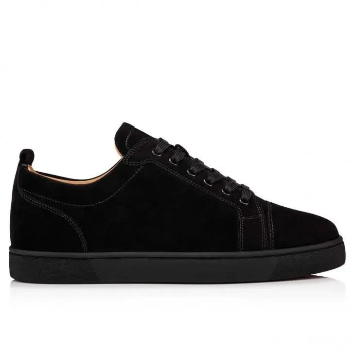 Louboutin Louis Junior "Veau velours - Black" - Доставка за 1 работен ден