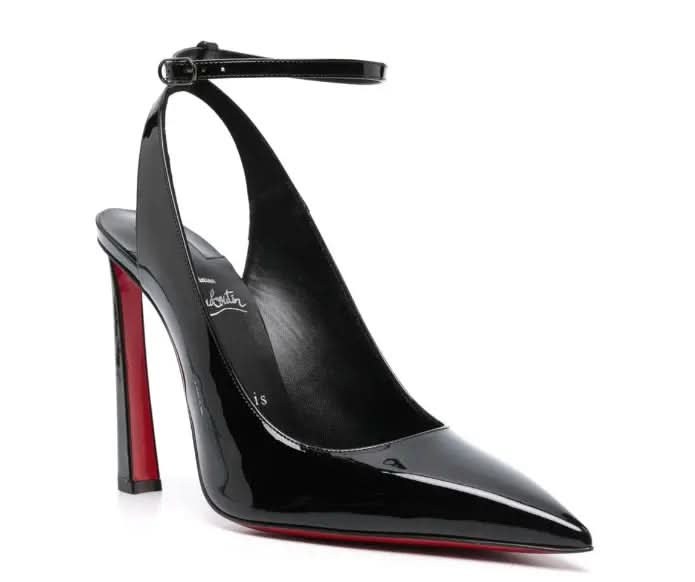 Christian Louboutin Condora 100mm Leather Slingback Pumps