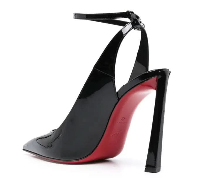 Christian Louboutin Condora 100mm Leather Slingback Pumps