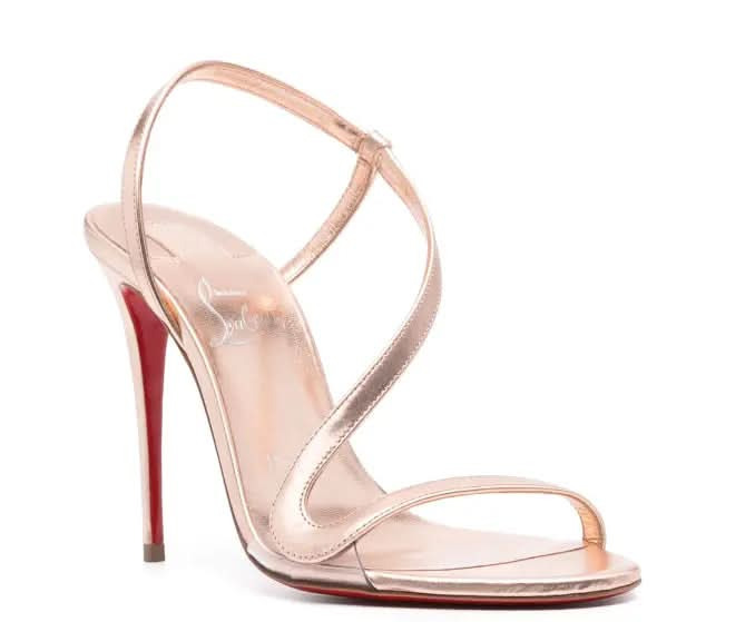 Christian Louboutin Rosalie 100mm leather sandals