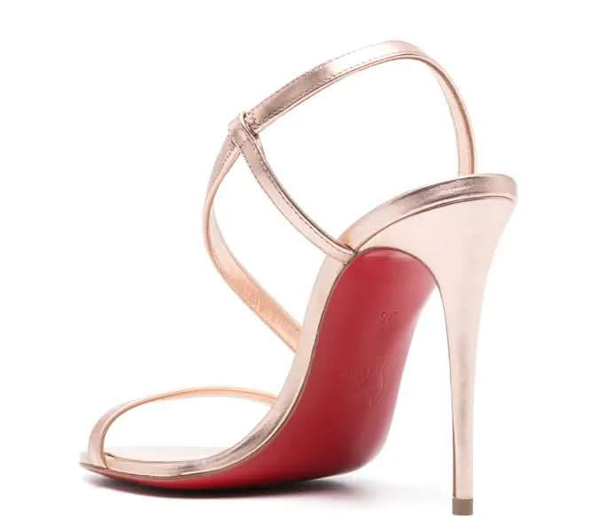 Christian Louboutin Rosalie 100mm leather sandals